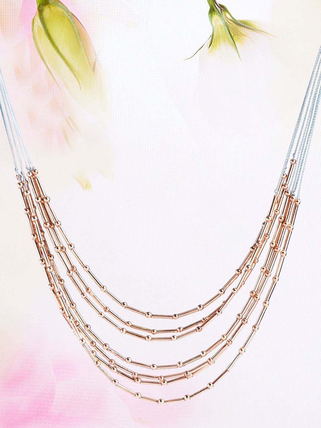

Accessorize London Women's Layered Thread And Gold Bar Necklace