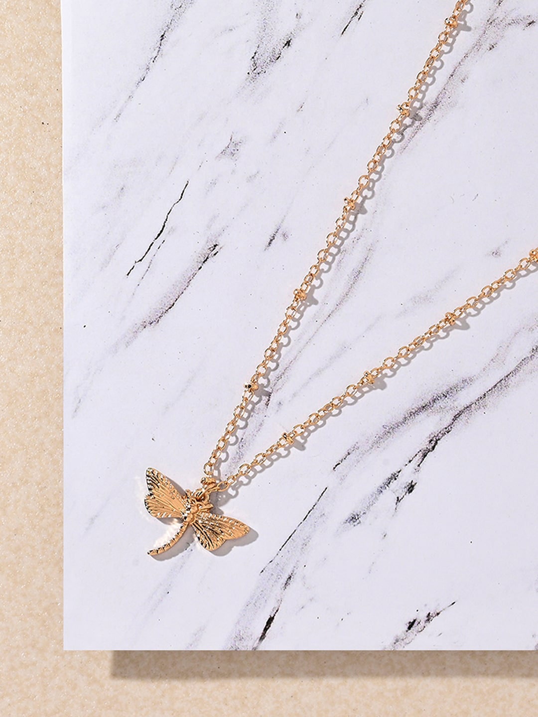 

Accessorize Minimal Necklace, Gold