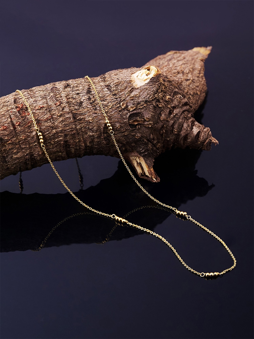 

Accessorize 14K Gold-Plated Z Bobble Long Chain Necklace