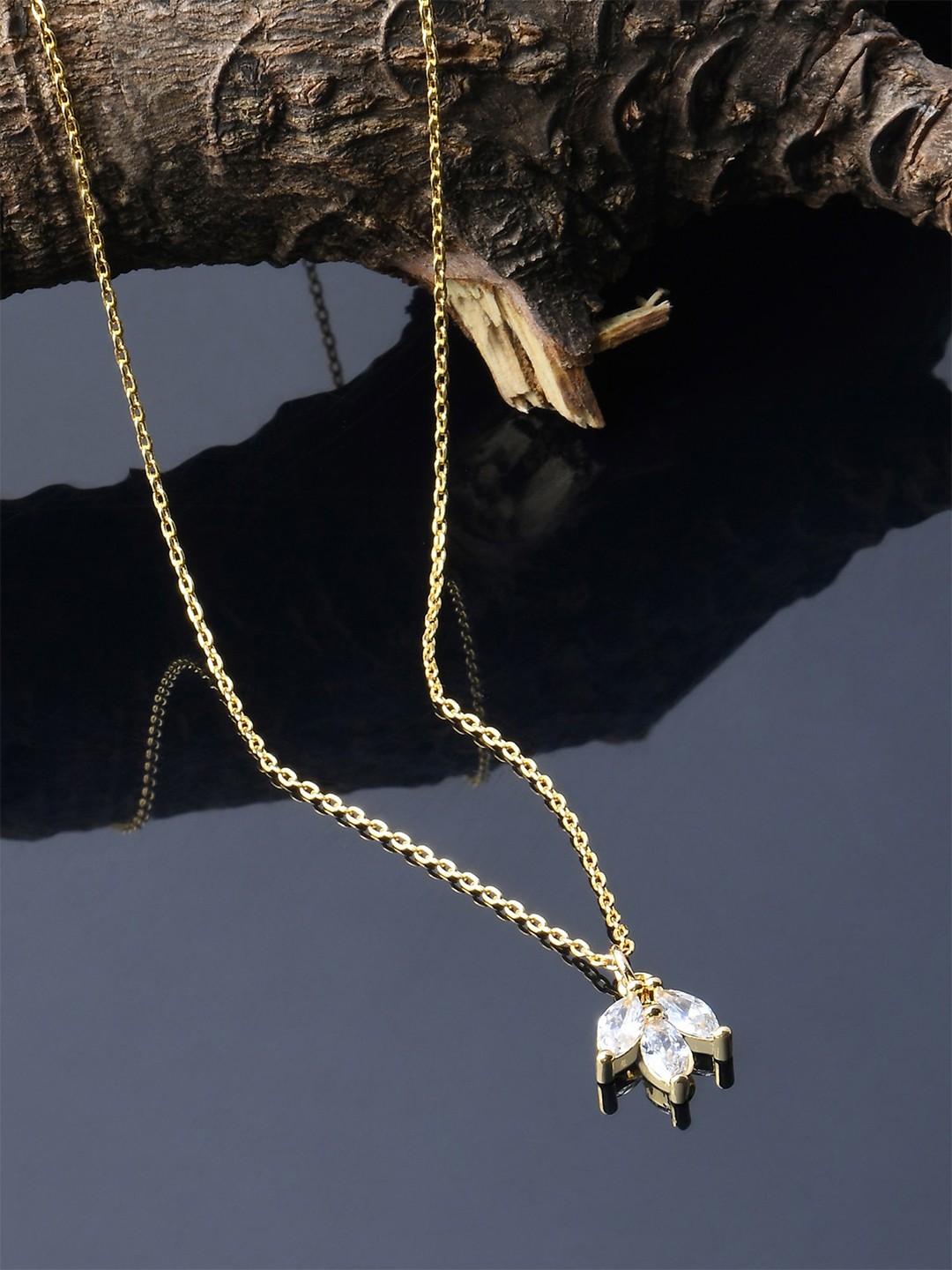 

Accessorize London 14K Gold-Plated Z Sparkle Pendant Necklace