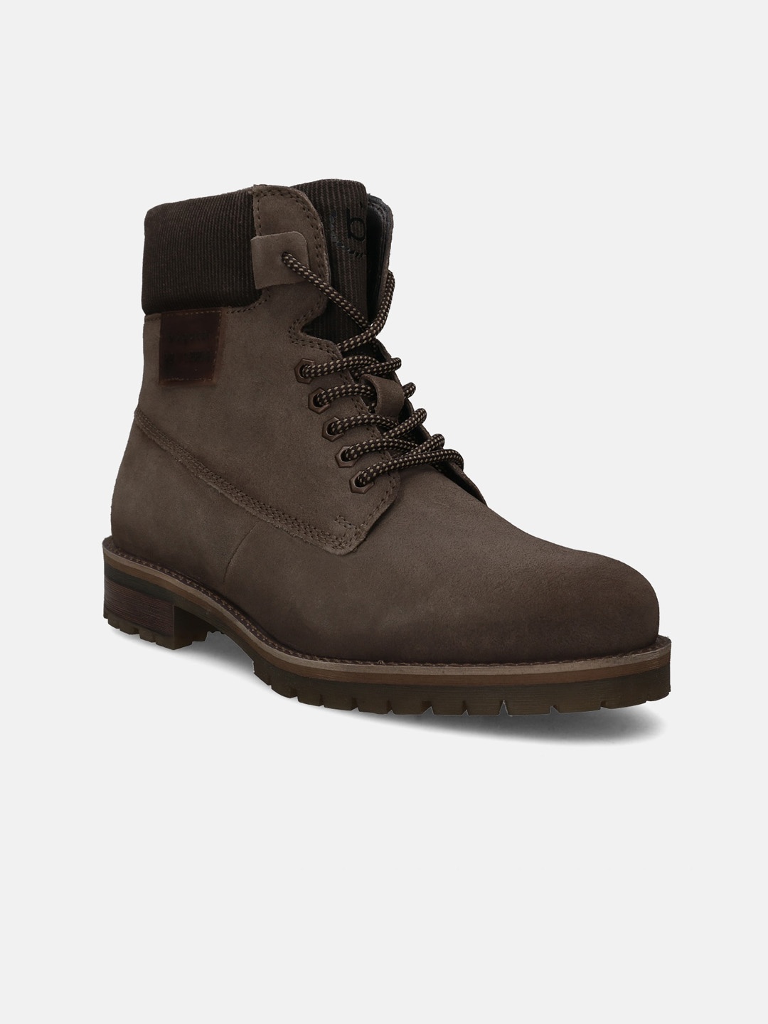 

Bugatti Valere Comfort Men Valere Suede Mid-Top Regular Boots, Taupe