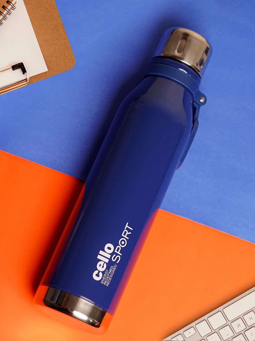 

Cello Bently Blue Stainless Steel Water Bottle 600 Ml