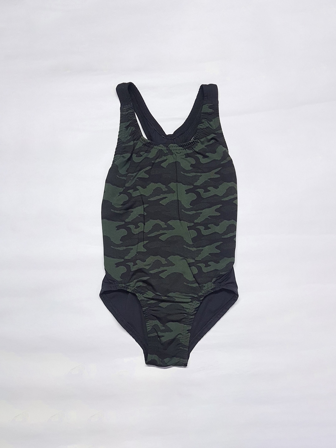 

Apraa & Parma Girls Camouflage Printed Bodysuit, Green