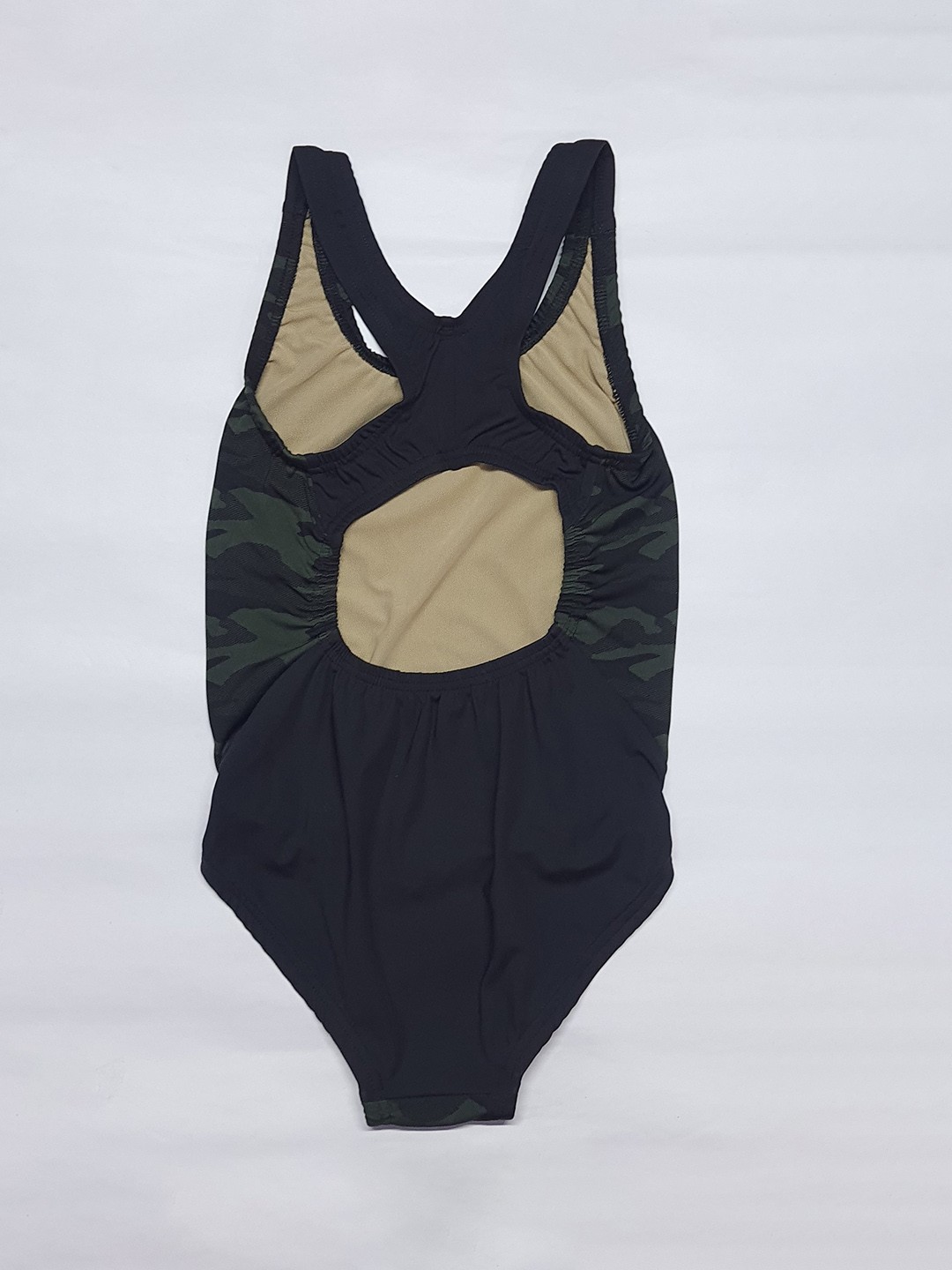 

Apraa & Parma Girls Camouflage Printed Bodysuit, Green