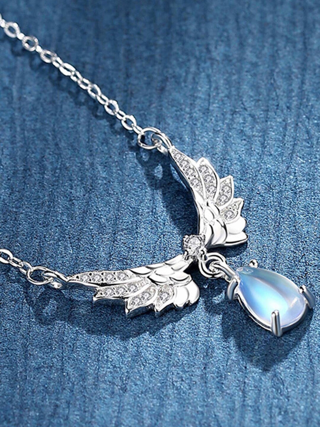 

Krelin Silver-Plated Stone-Studded Necklace