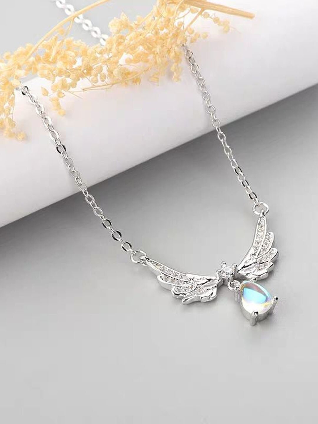 Krelin Silver-Plated Stainless Steel Minimal Necklace