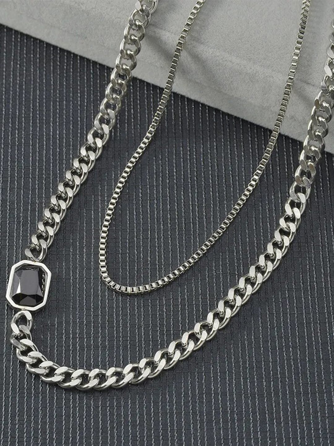 

Krelin Silver-Plated Alloy Layered Necklace