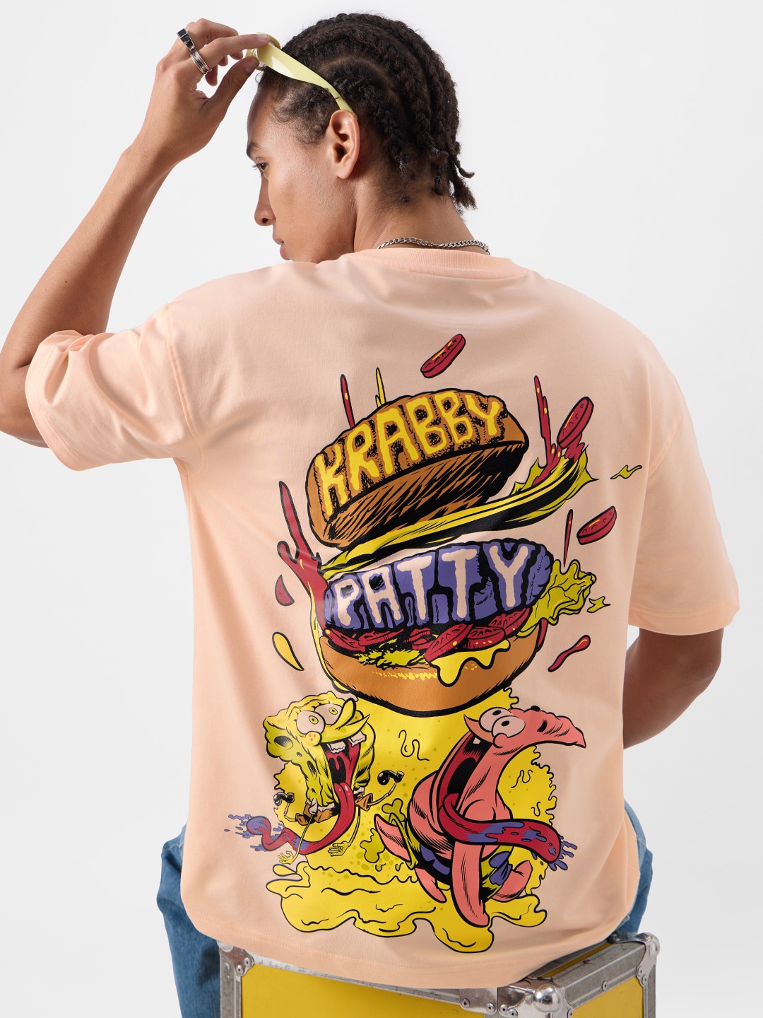 

The Souled Store Graphic Printed Pure Cotton T-Shirt, Nude