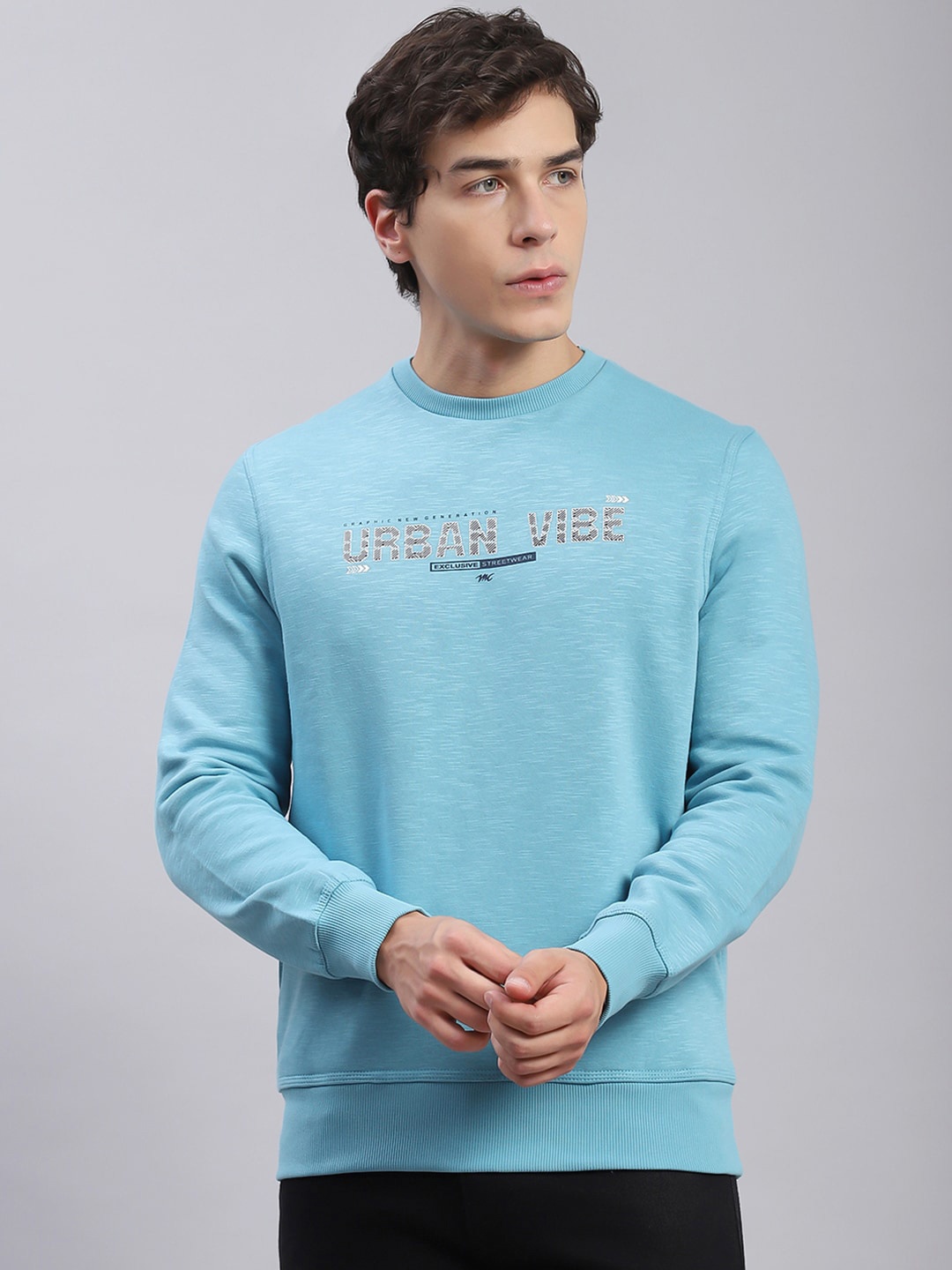 

Monte Carlo Round Neck Sweatshirt, Blue