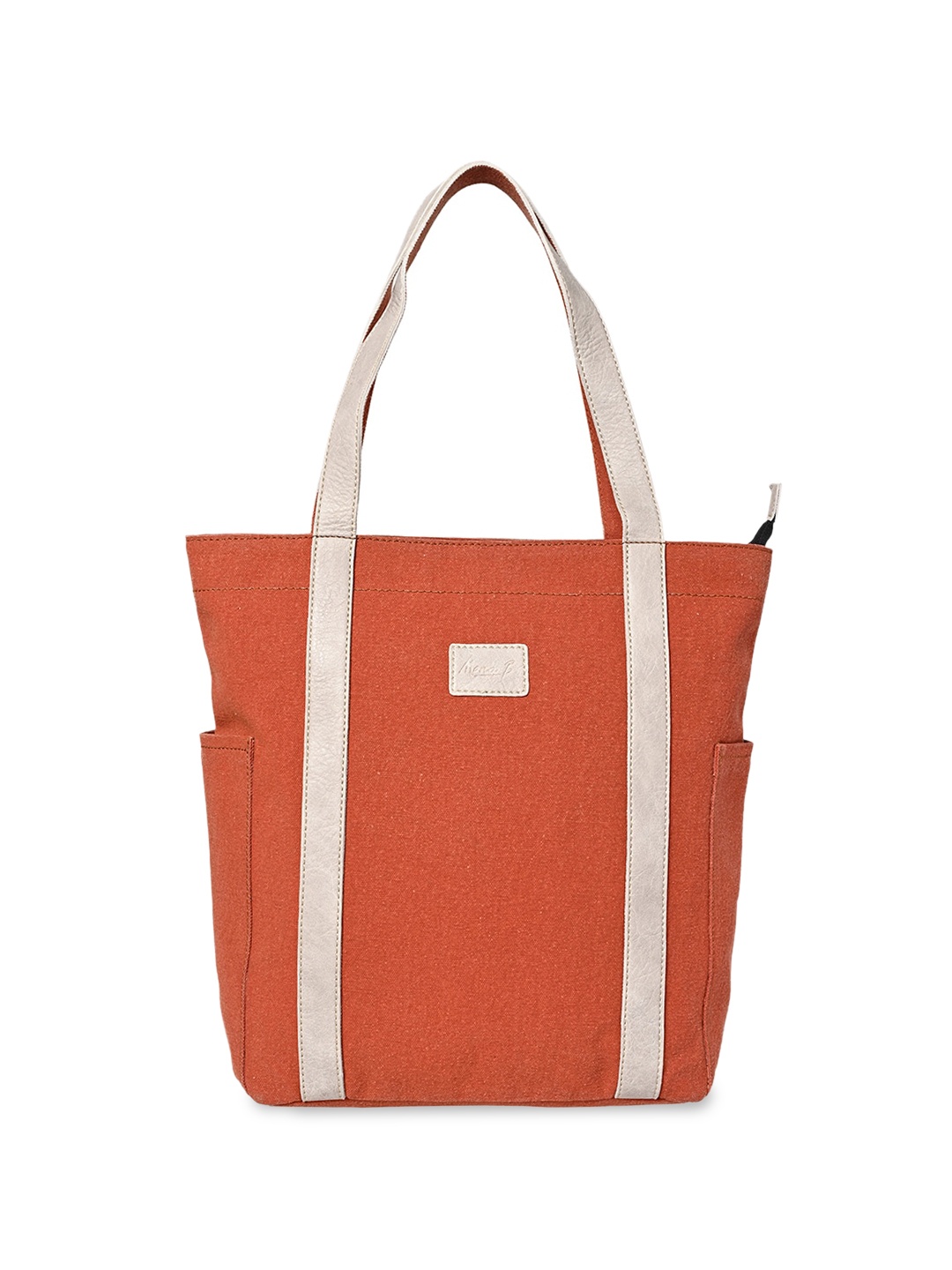 

Mona B Oversized Shopper Canvas Tote Bag, Orange