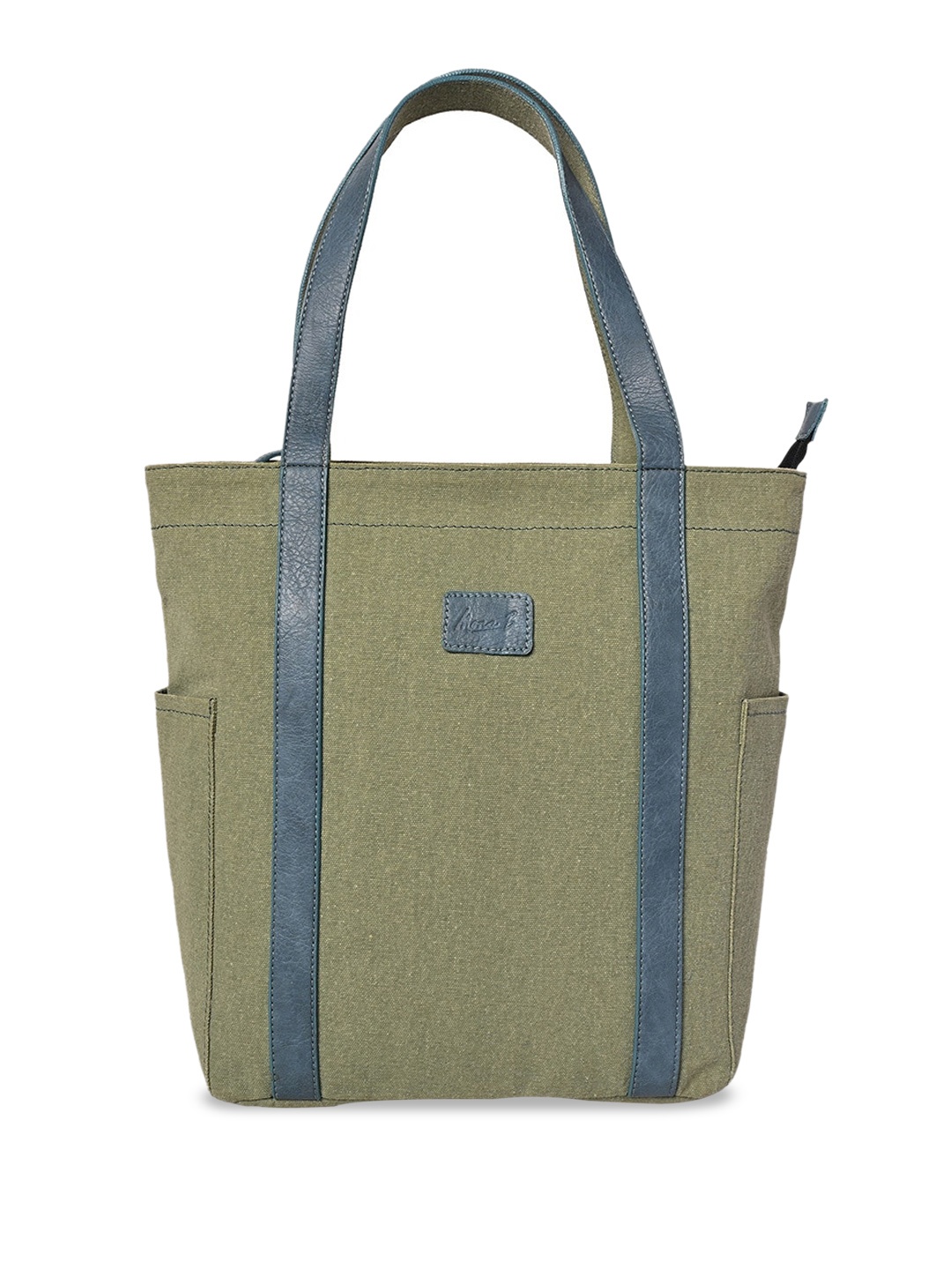 

Mona B Shopper Canvas Tote Bag, Green