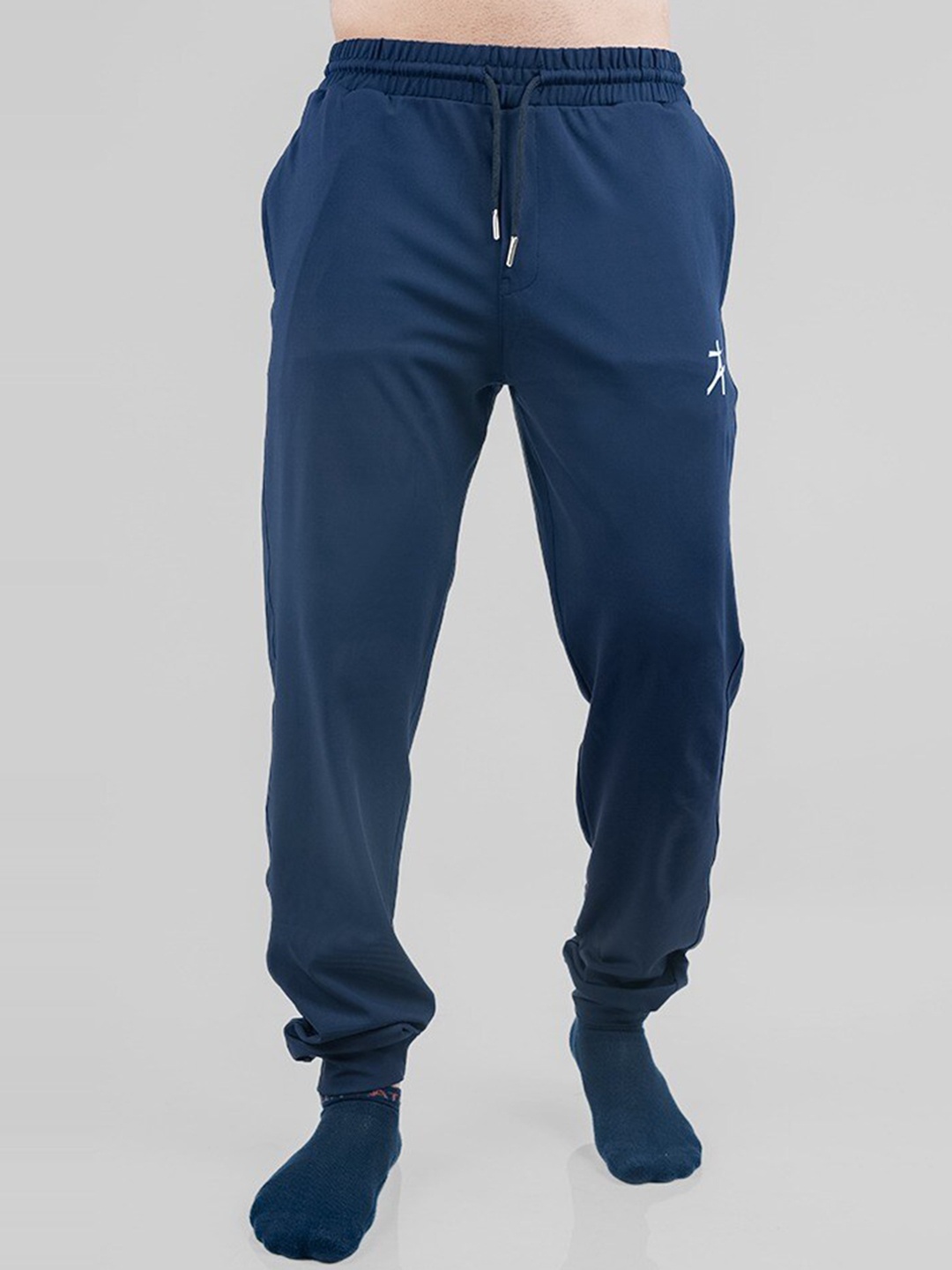 

Athflex Men Regular Fit Joggers, Navy blue