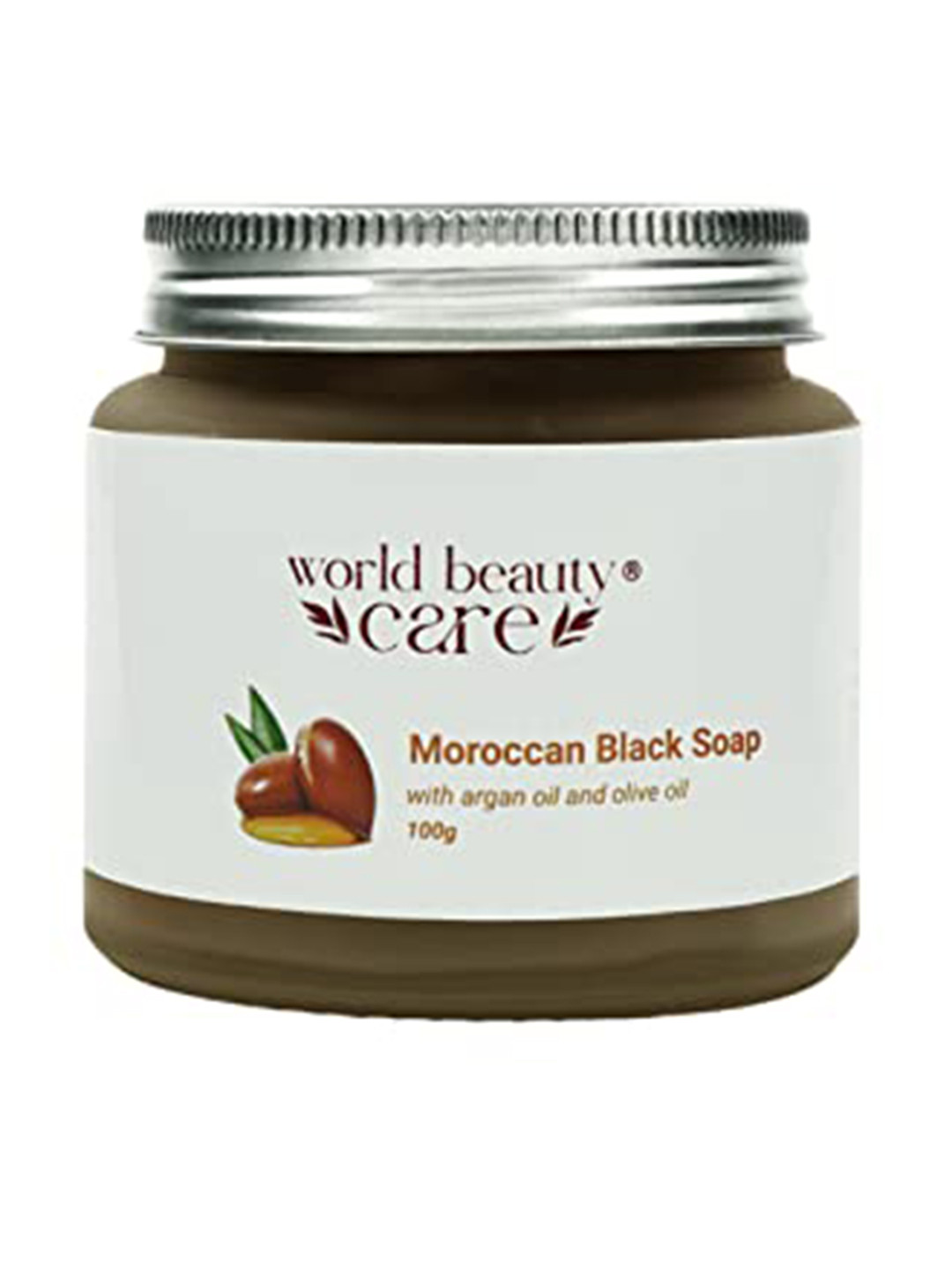 

WBC WorldBeautyCare Moroccan Beldi Black Soap 100g, Brown