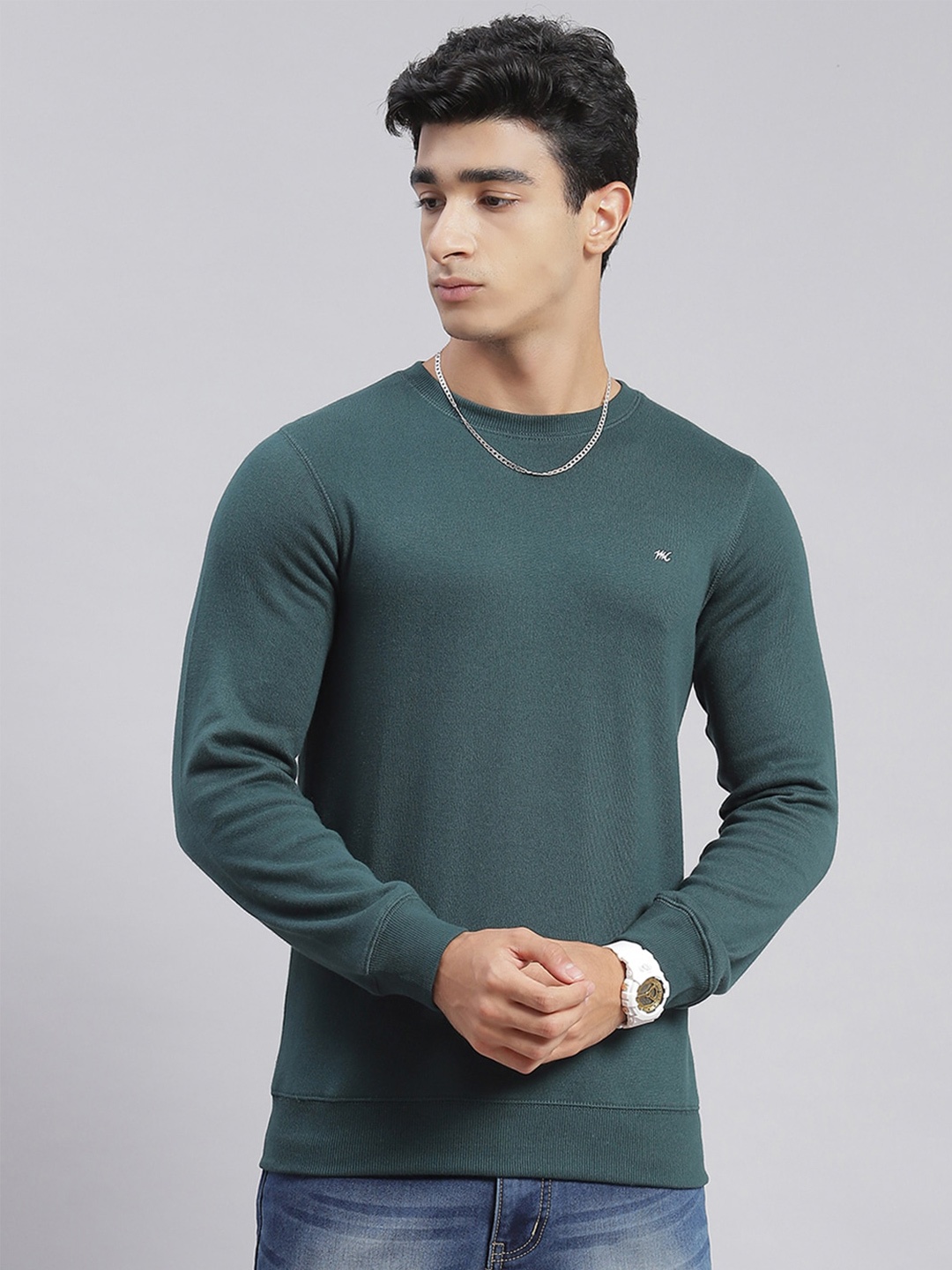 

Monte Carlo Round Neck T-shirt, Green