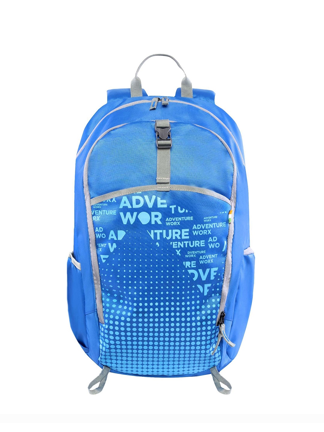 

ADVENTURE WORX Unisex Typography Backpack- LAptop Up To 18 Inches, Blue