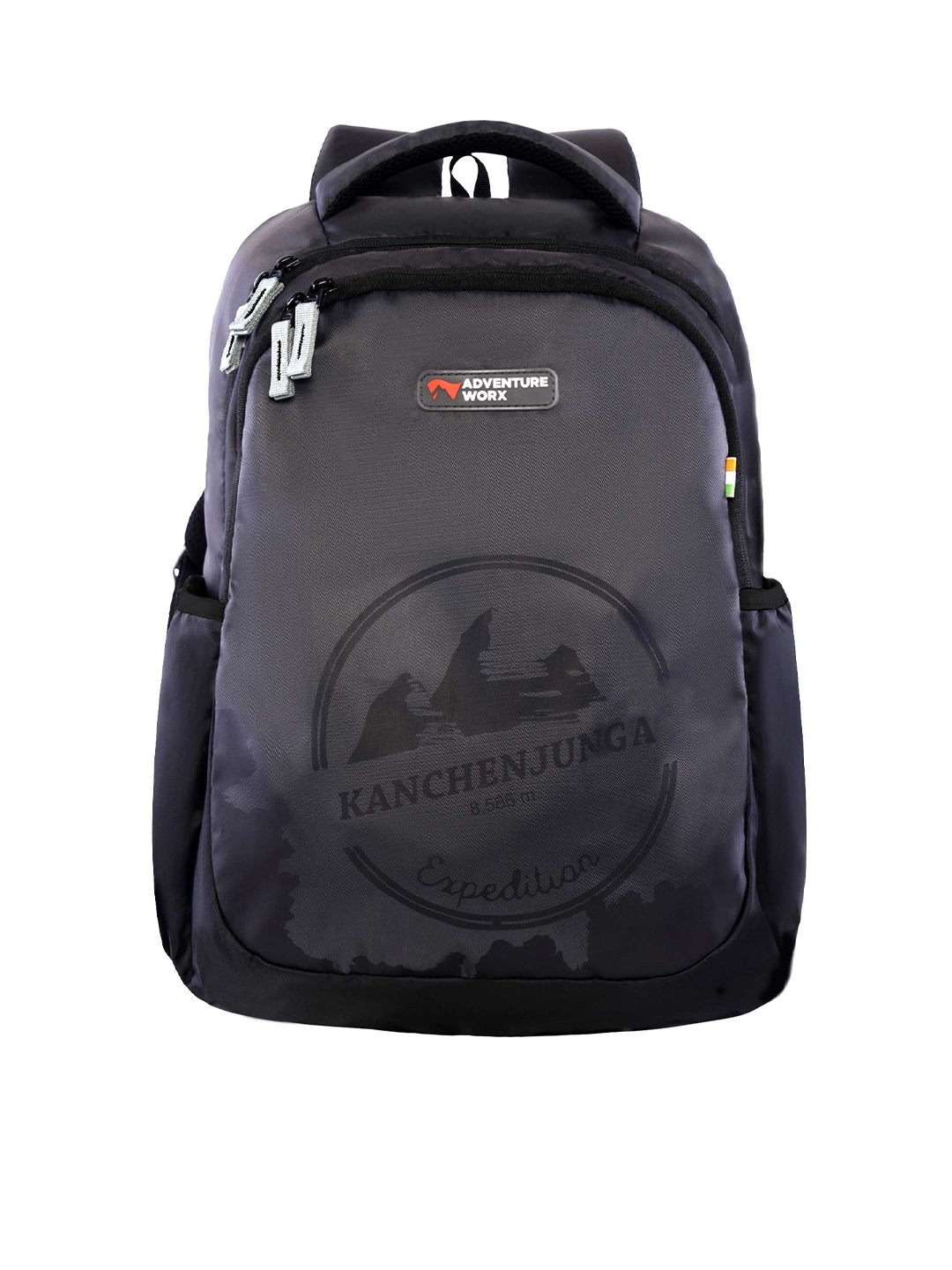 

ADVENTURE WORX Unisex Graphic Backpack - Laptop Up To 18 Inches, Black