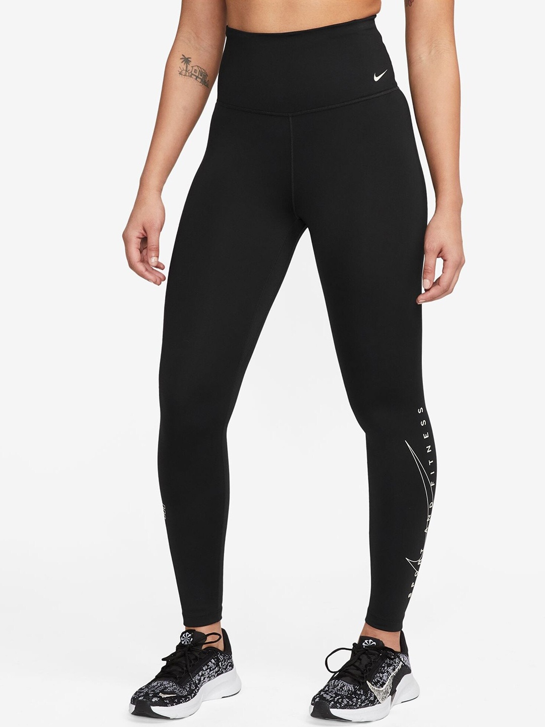 

Nike AS W NK ONE DF HR GRX 7/8 Women Ankle Length Tights, Black