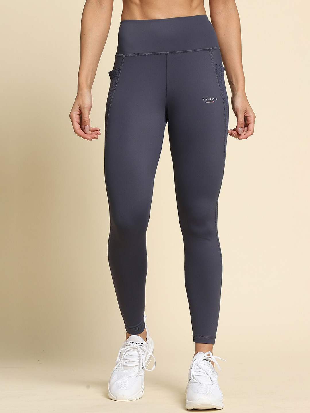 

Van Heusen Women Mid Rise Antibacterial Tights, Grey