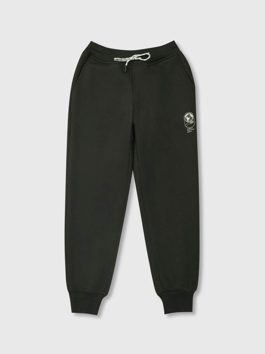 

Gini and Jony Boys Cotton Joggers, Olive