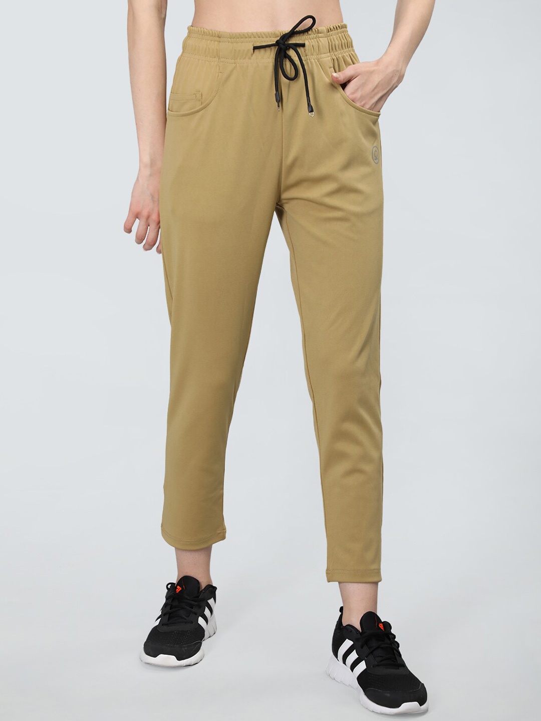 

CHKOKKO Women Anti-Micro Sports Bacterial Track Pants, Camel brown