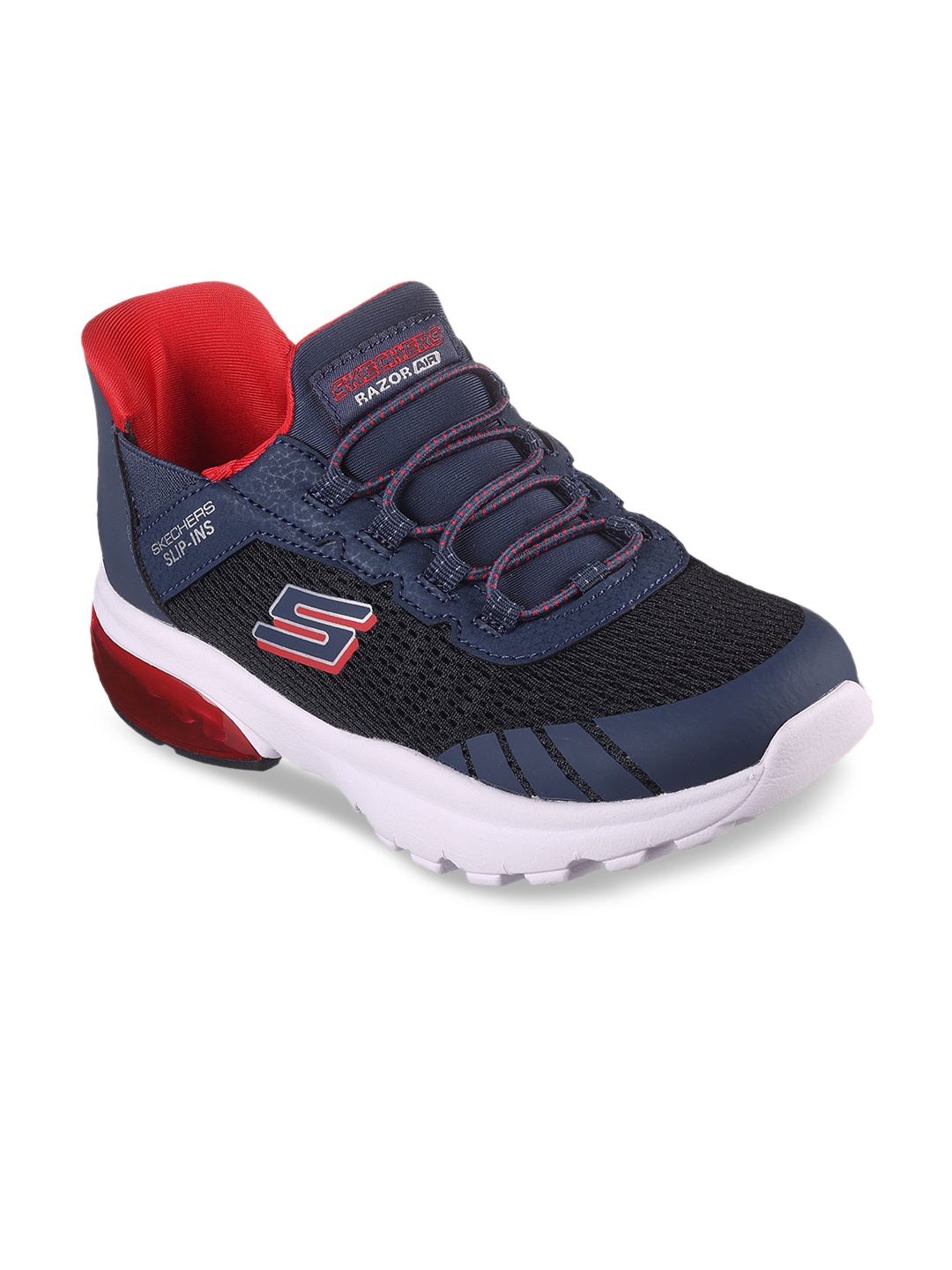 

Skechers Boys Razor Air - Hyper-Brisk Slip-On Sneakers, Navy blue