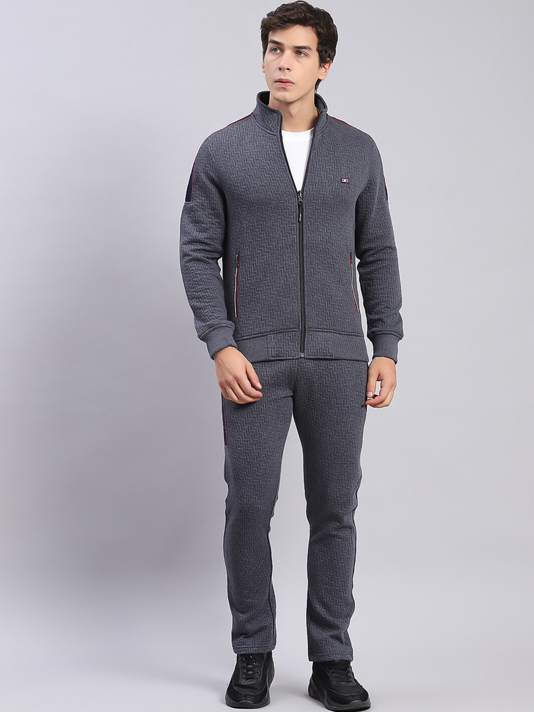 

Monte Carlo Mock Collar Tracksuits, Grey