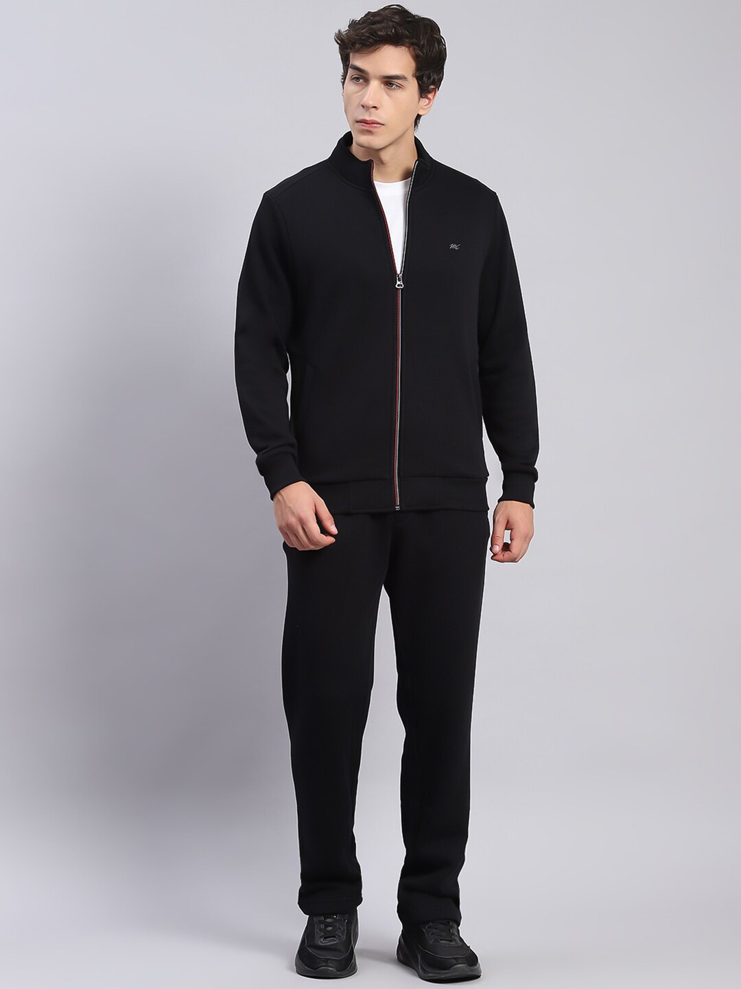 

Monte Carlo Mock Collar Tracksuits, Black