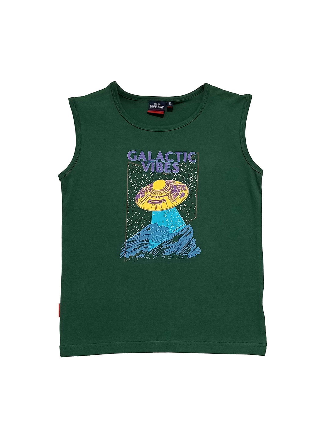 

Gini and Jony Boys Graphic Printed T-shirt, Green
