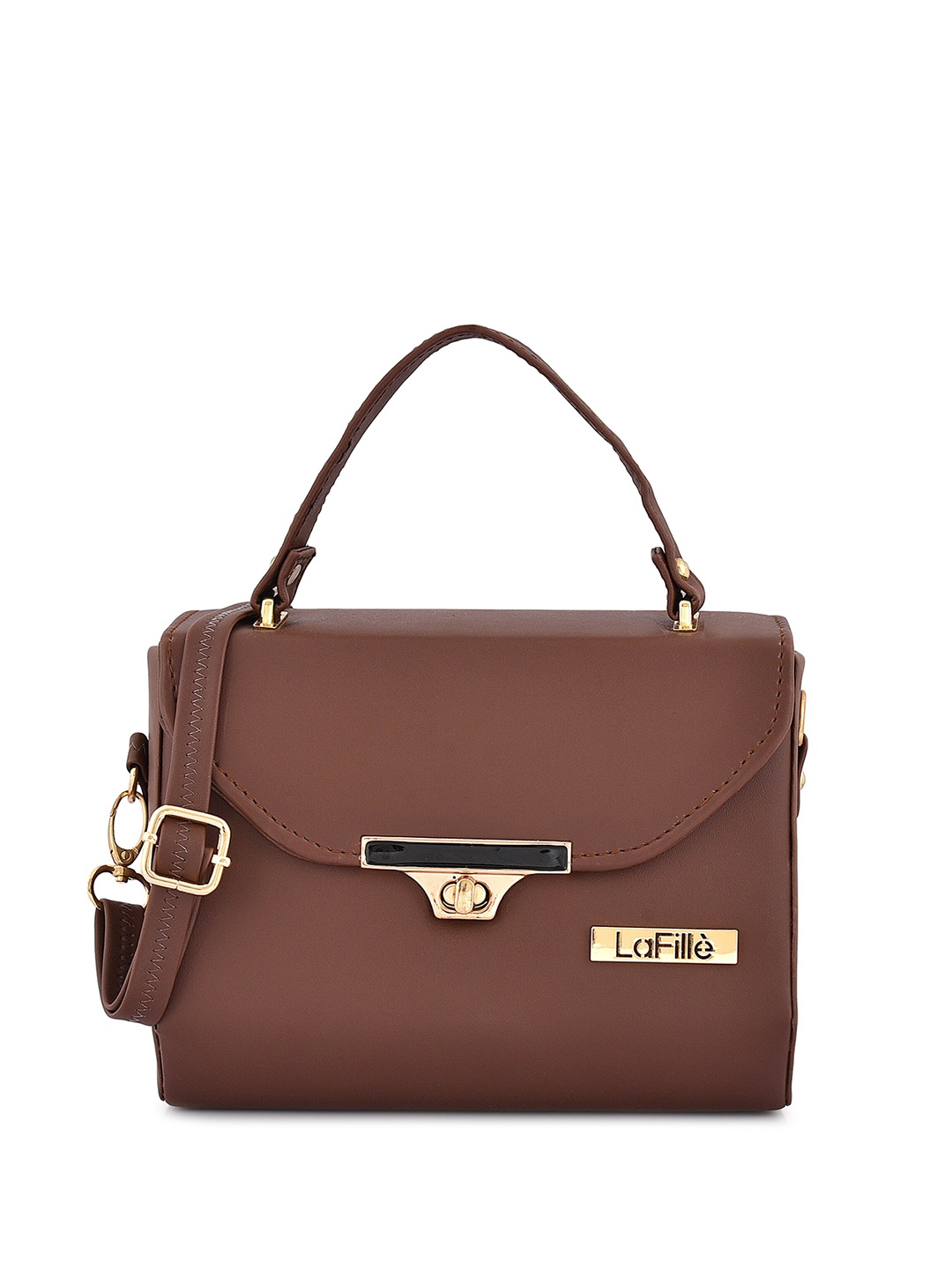 

LaFille PU Structured Sling Bag, Brown