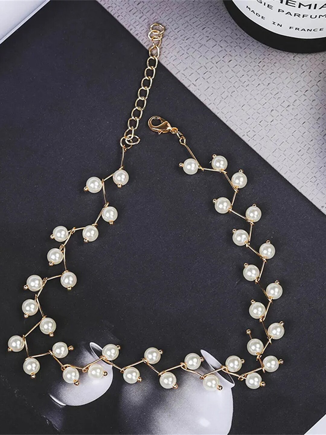 

Krelin Gold-Plated Pearl Necklace, White