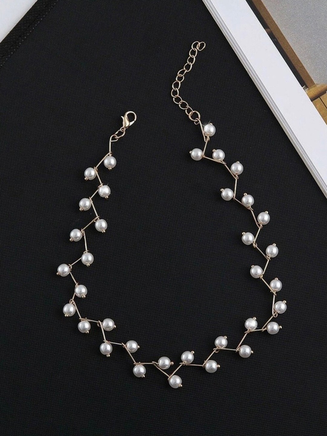 

Krelin Gold-Plated Pearl Necklace, White