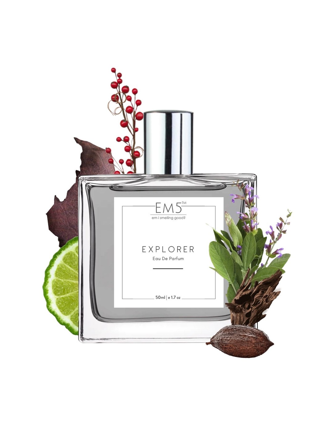 

EM5 Explorer Eau De Parfum 50ml, Transparent