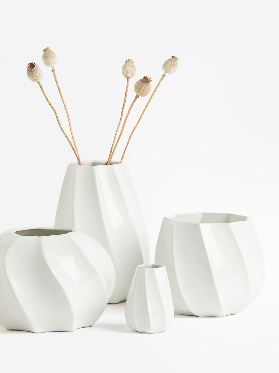 

H&M White Large Stoneware Vase