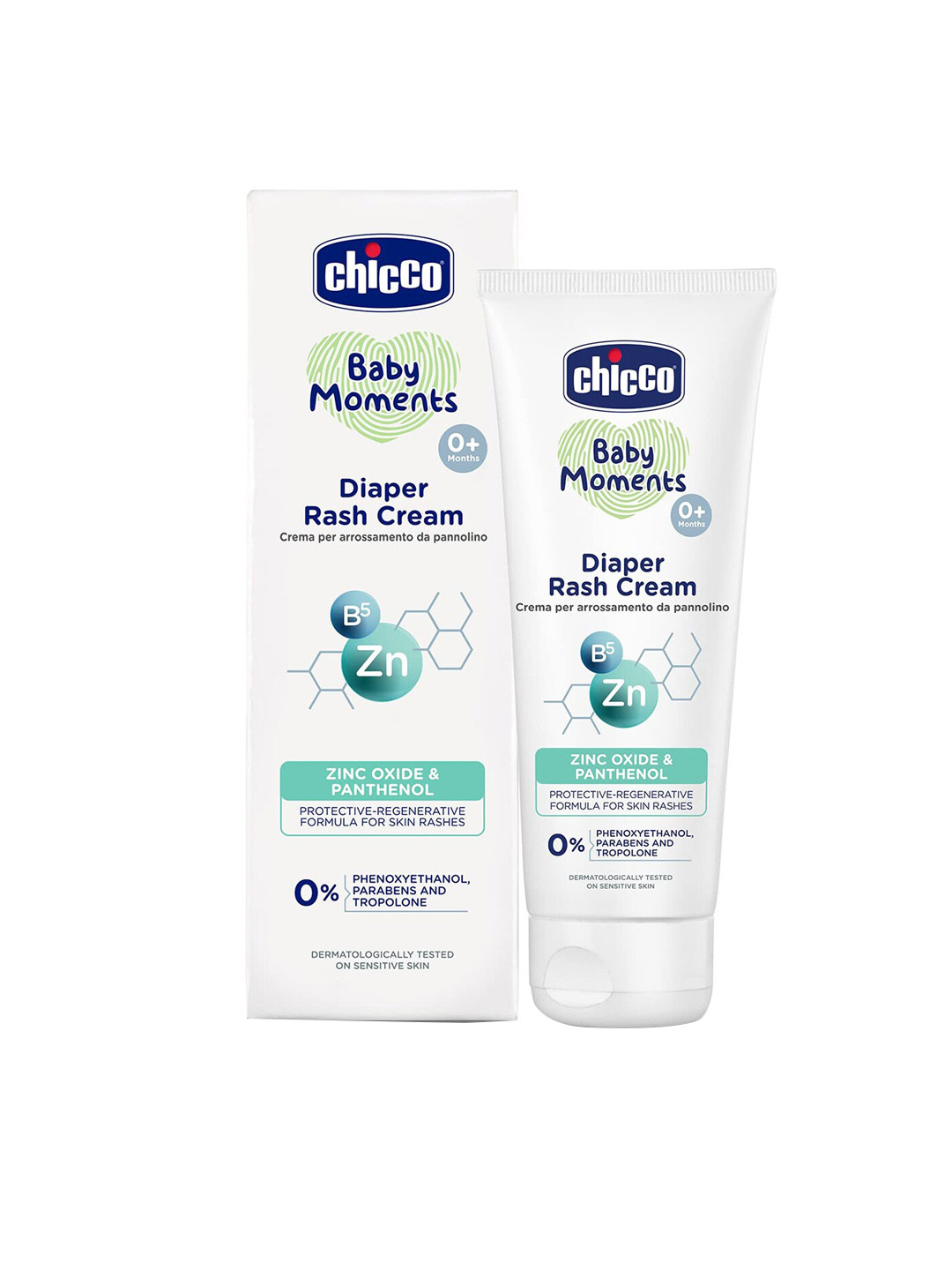 

Chicco Baby Moments Diaper Rash Cream - Prevent Rashes & Irritation - 100ml, White