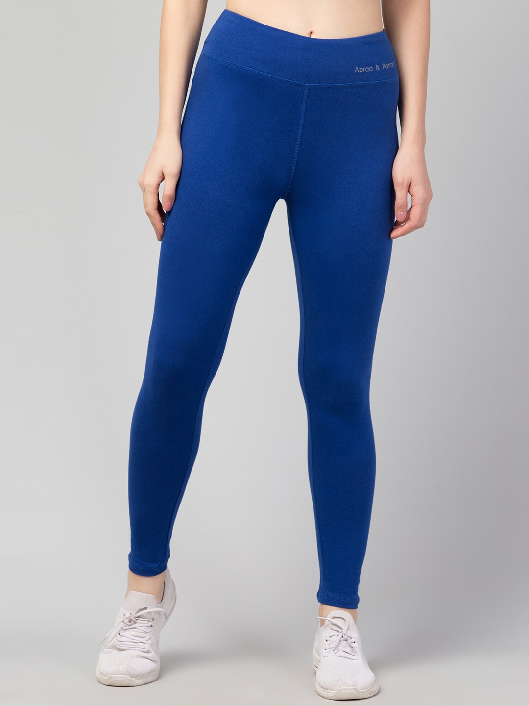 

Apraa & Parma Ankle Length Sports Tights, Blue