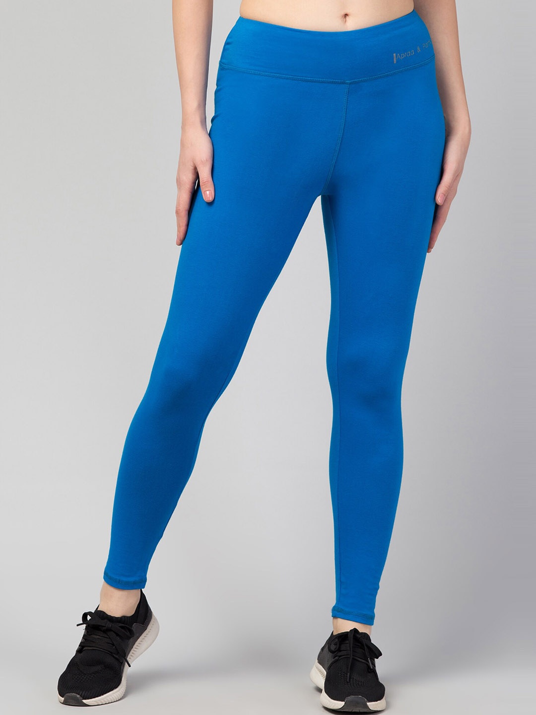 

Apraa & Parma Women High-Rise Ankle-Length Leggings, Blue