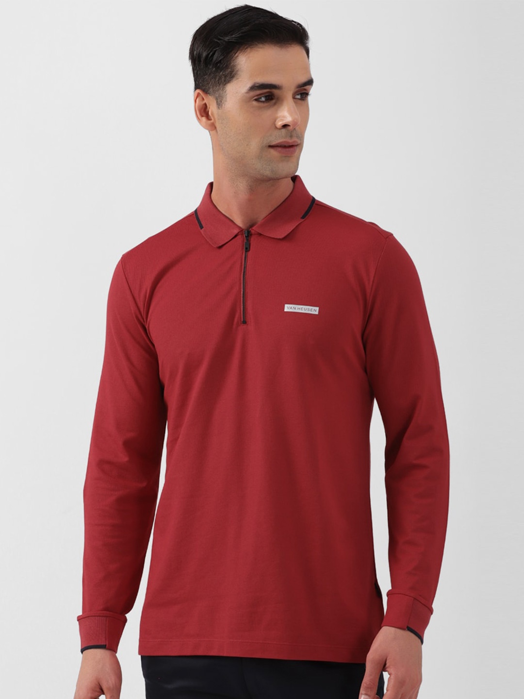 

Van Heusen Sport Polo Collar Casual T-Shirt, Red