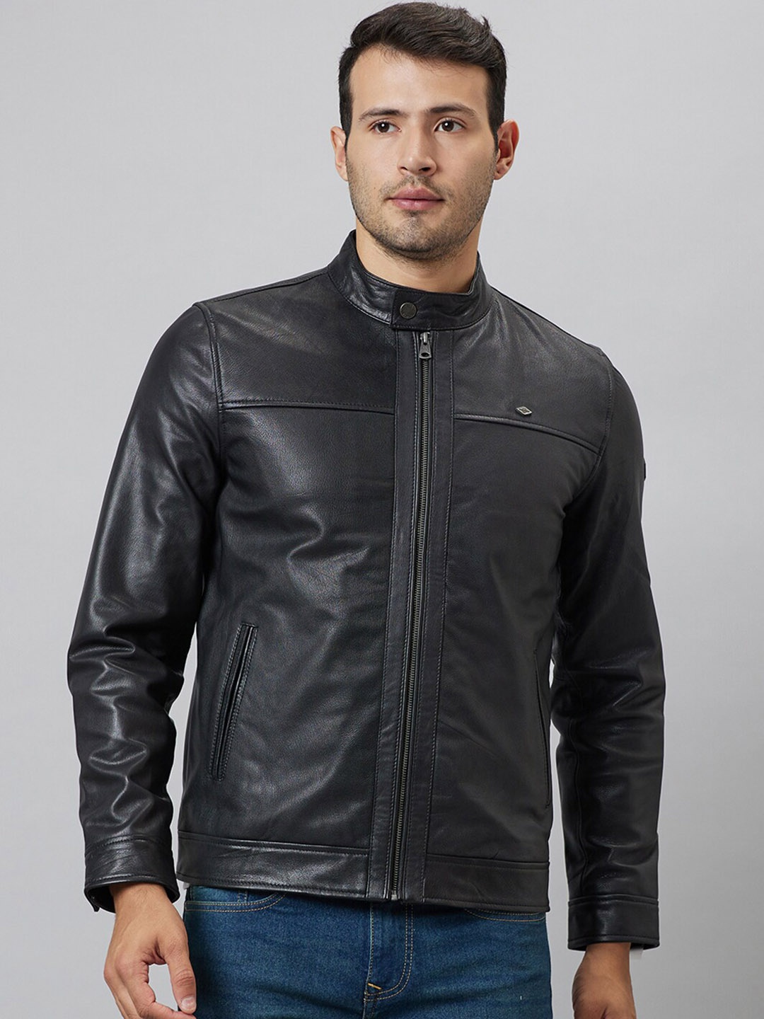

Being Human Men Black Biker Jacket