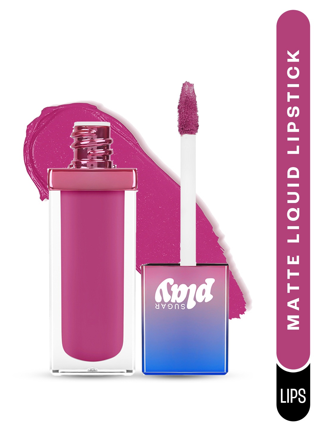 

SUGAR Play Vibe Check Matte Liquid Lipstick 4.5ml - 03 Snacc, Pink