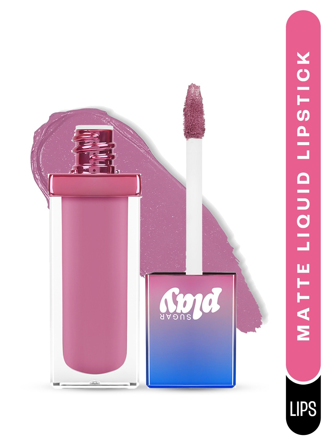 

SUGAR Play Vibe Check Liquid Lipstick 4.5ml - 01 G O A T, Pink