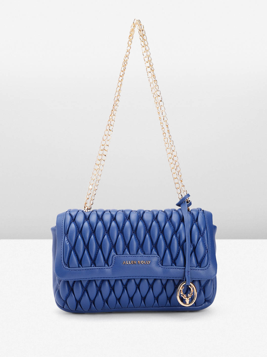 

Allen Solly Self Design Shoulder Bag, Blue