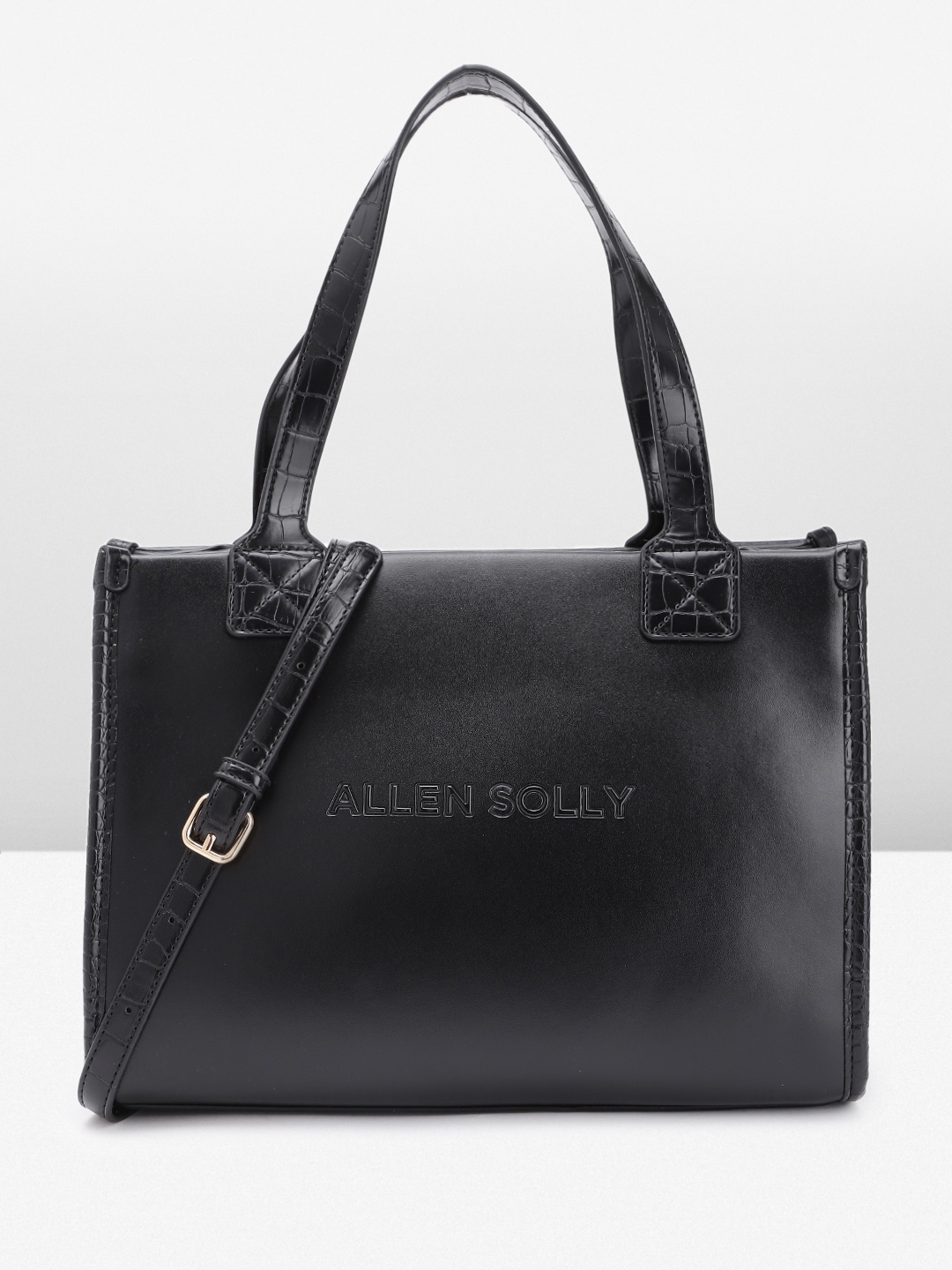 

Allen Solly Structured Shoulder Bag, Black