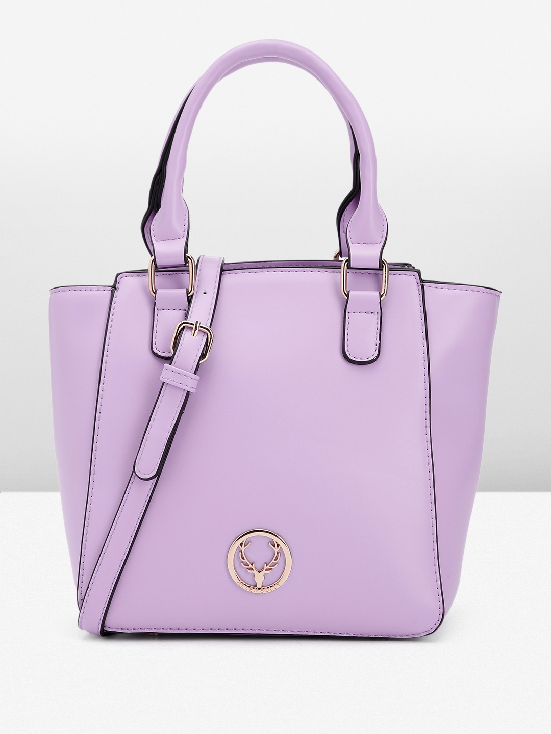 

Allen Solly Women Solid Handheld Bag, Lavender