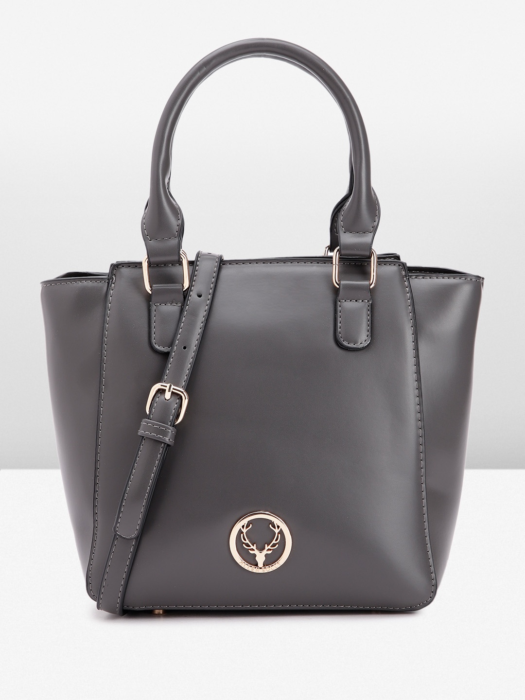 

Allen Solly Structured Handheld Bag, Grey