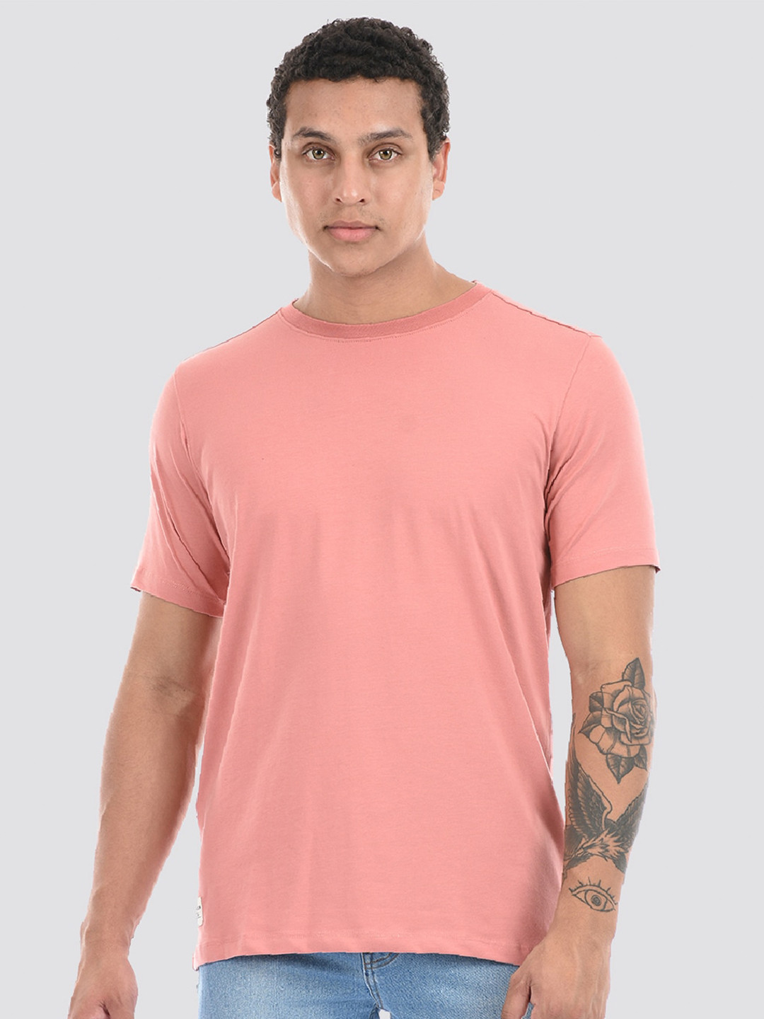 

LONDON FOG Round Neck Short Sleeves T-shirt, Pink