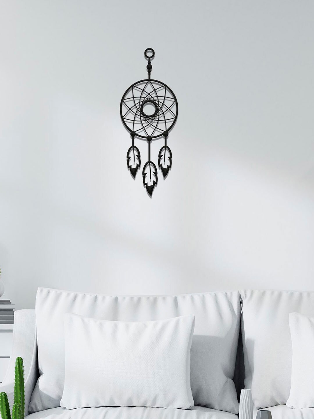 

ArtVibes Black Patterned Dream Catcher Wall Hanging