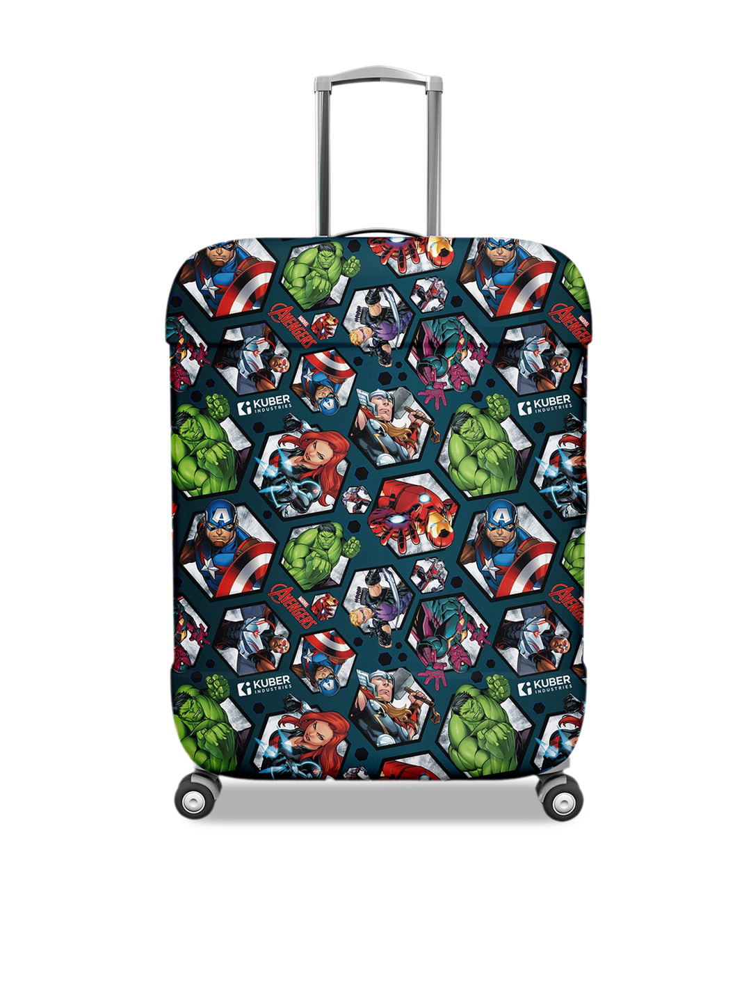 

Kuber Industries Avengers Luggage Cover, Blue