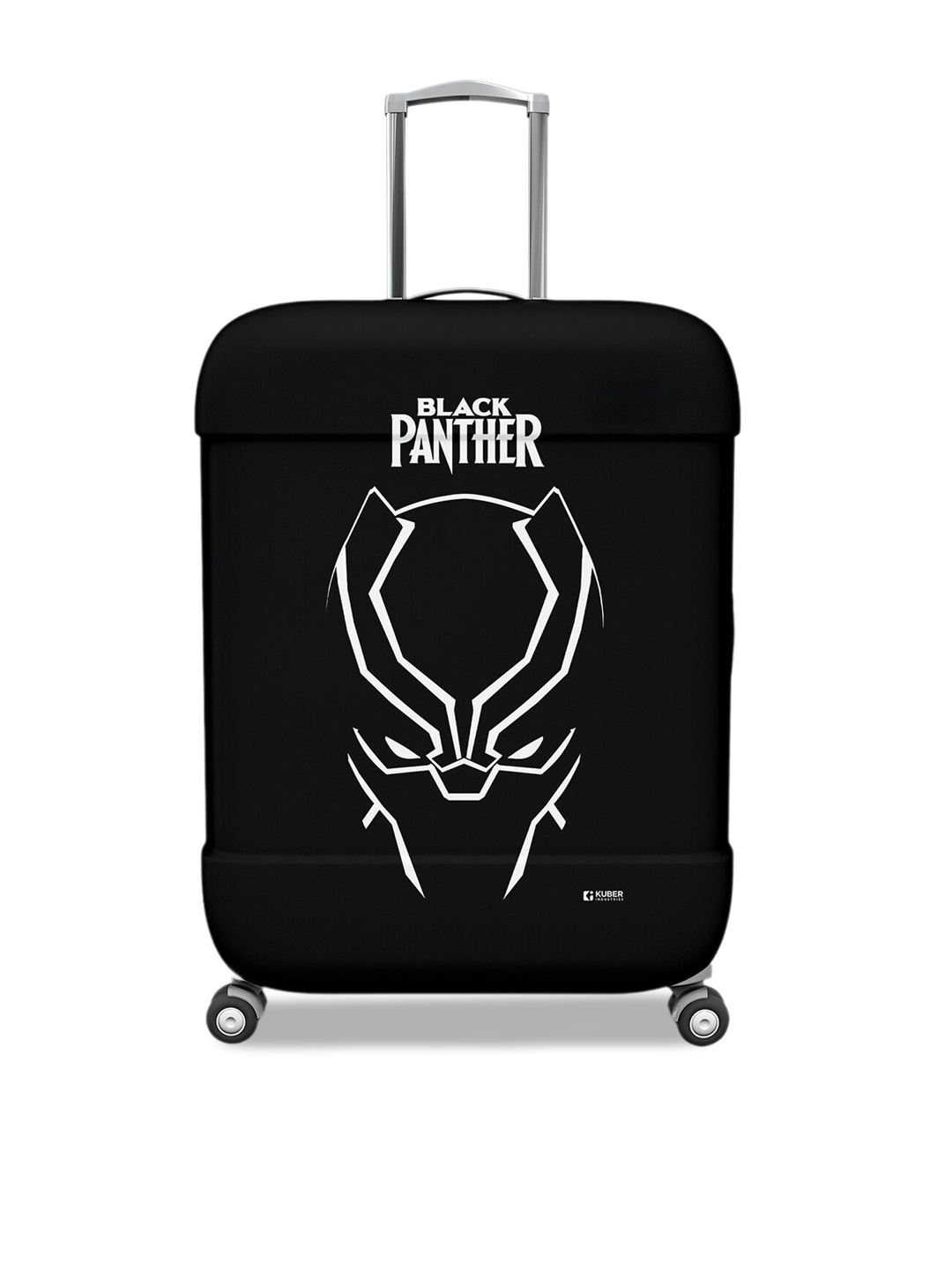 

Kuber Industries Black Panther Printed Luggage Cover