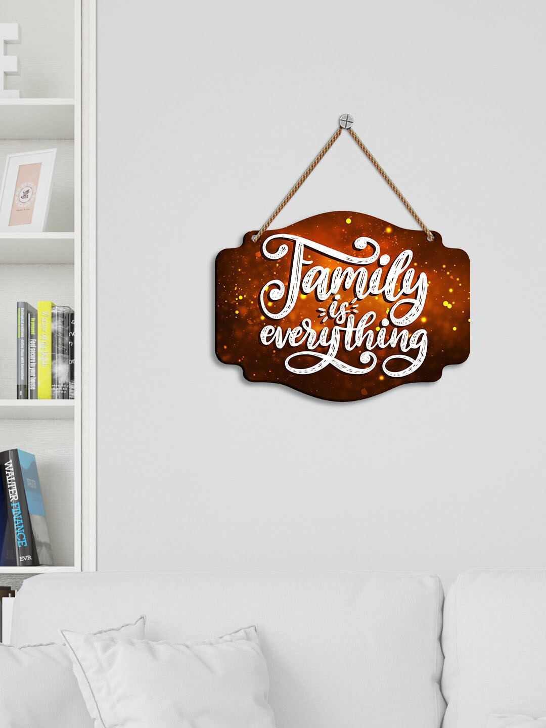 

ArtVibes Brown Patterned Family Quotes Wall Hanging