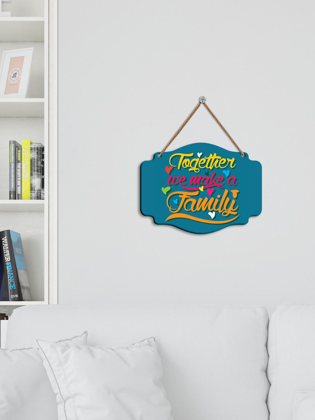 

ArtVibes Love Quote Wooden Wall Hanging, Green